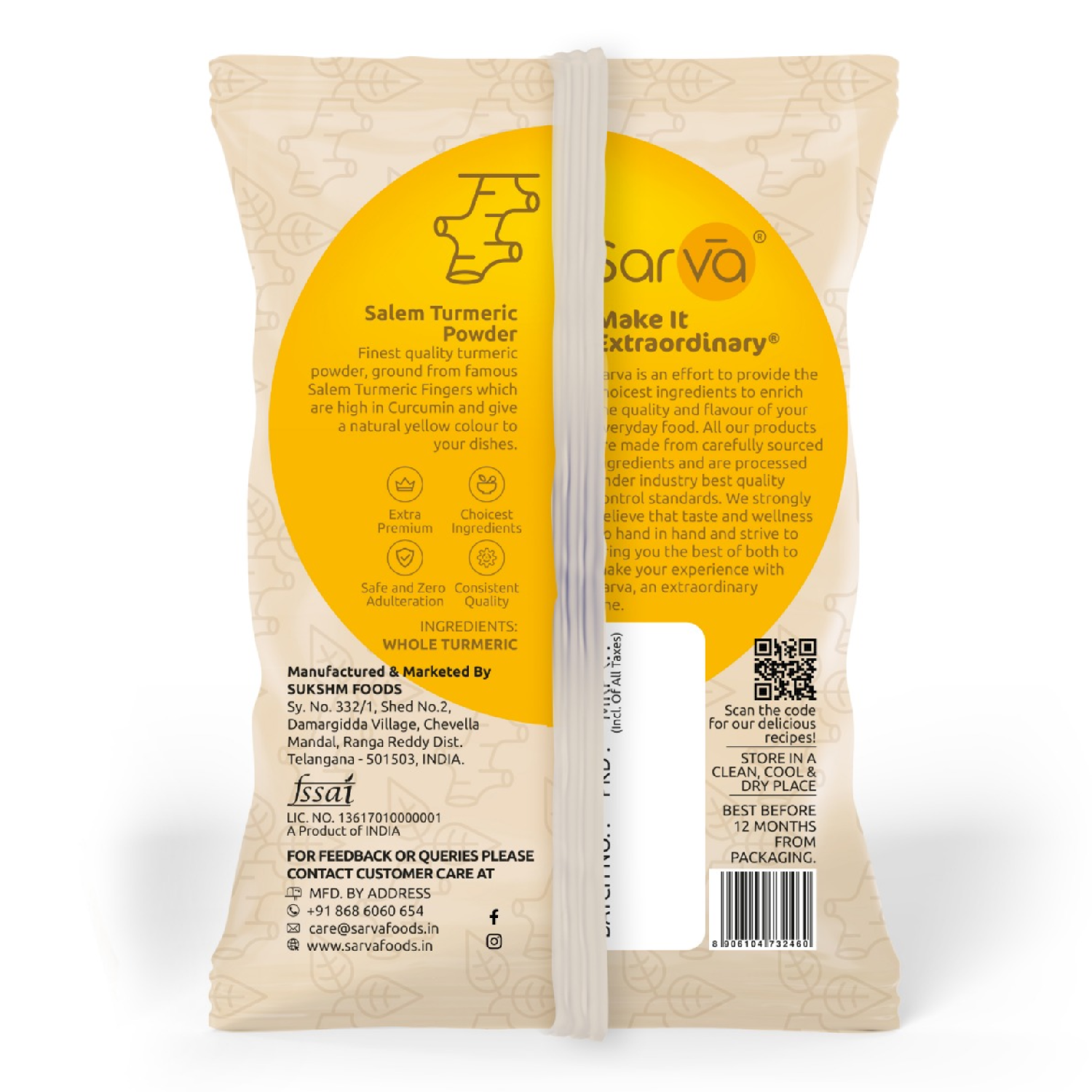 Salem Turmeric Powder