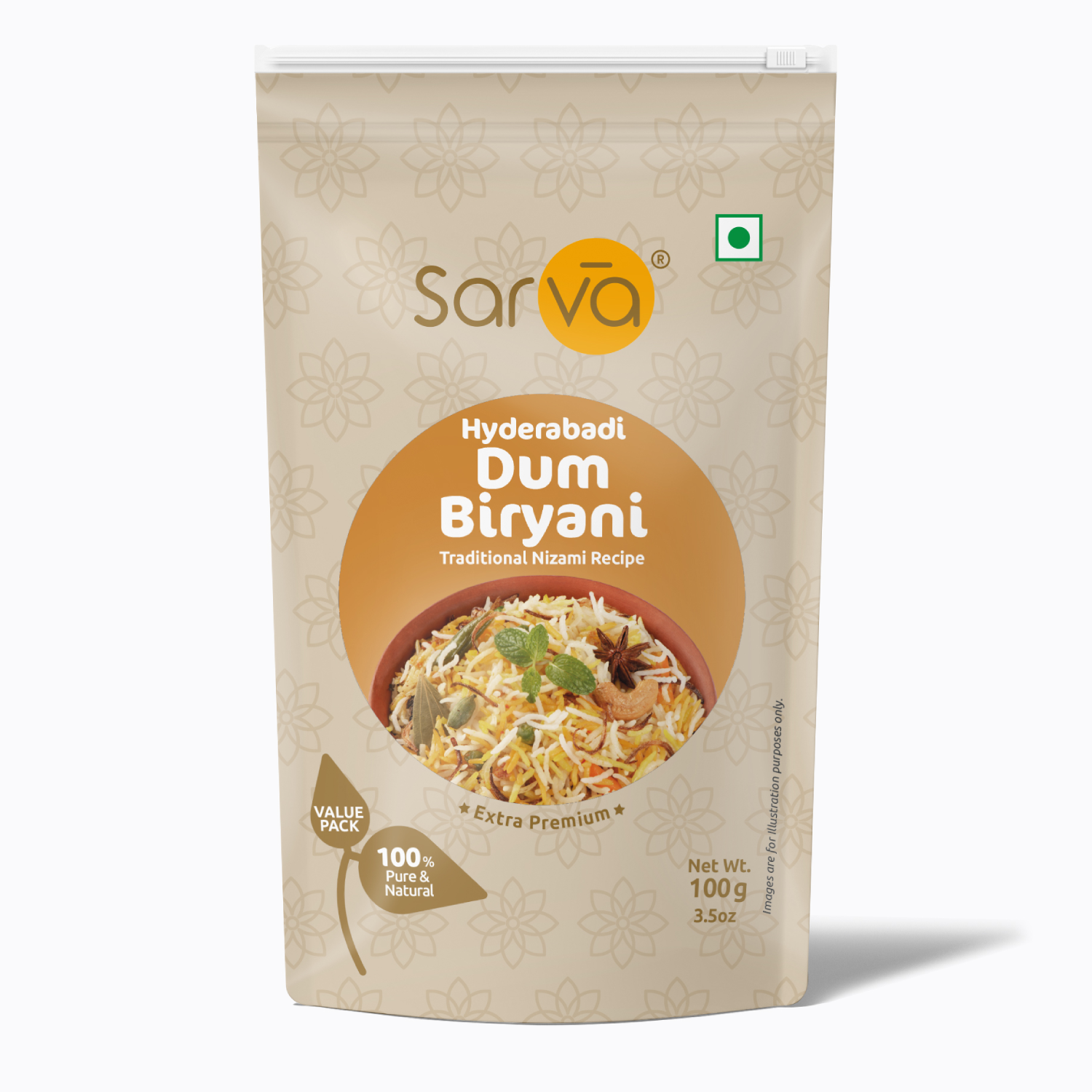 Sarva Hyderabadi Biryani Masala 🍚🌶️- 100g