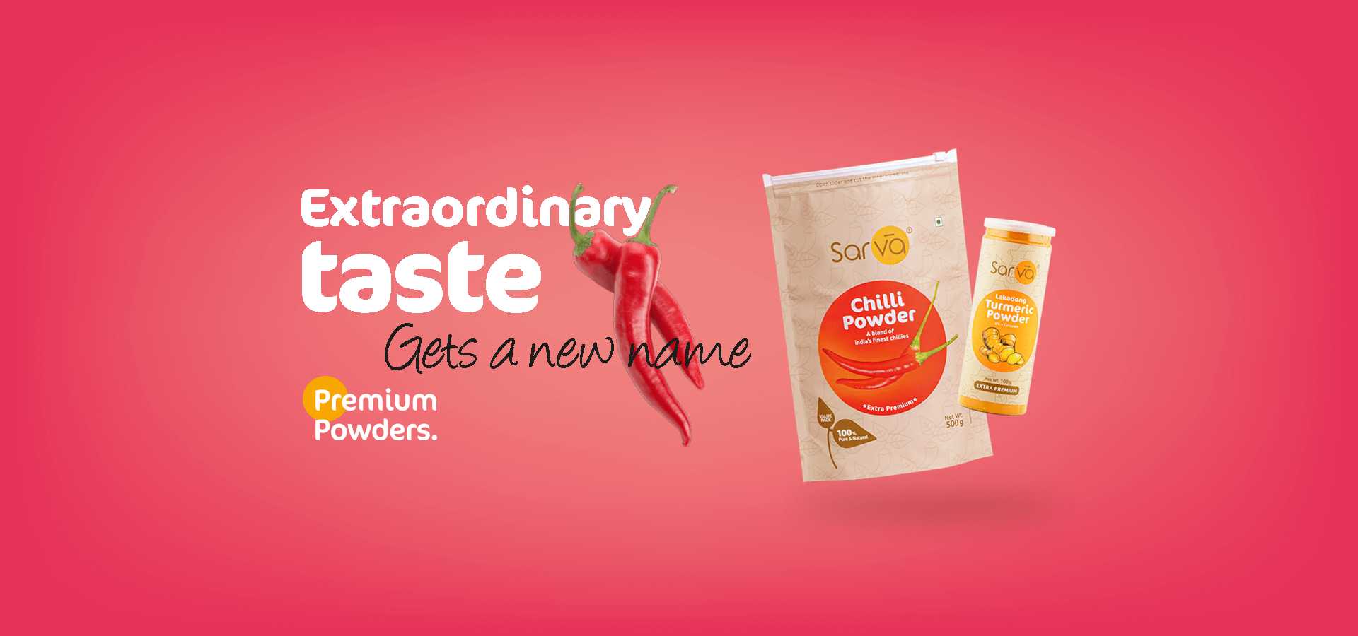 Sarva Foods banner