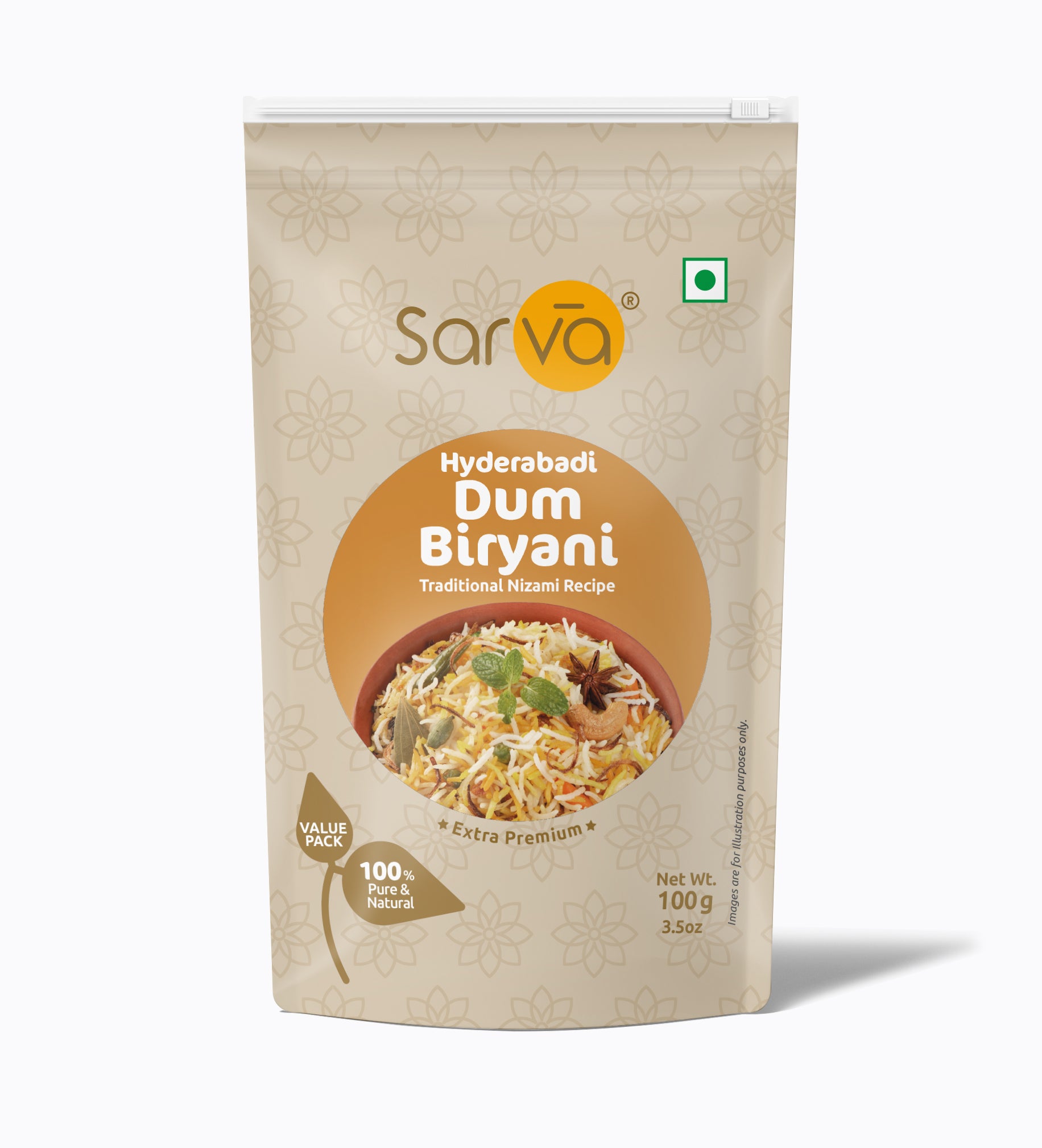 Sarva Hyderabadi Biryani Masala 🍚🌶️- 100g