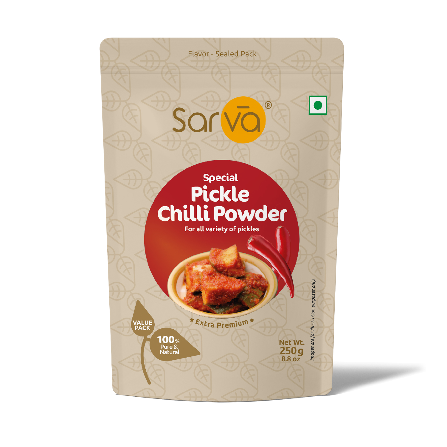Sarva Pickle Chilli Powder 🌶️ - 250 g